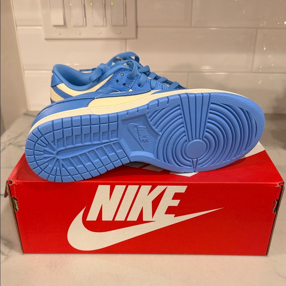 Nike Dunk Low Retro Sneakers - coconut milk/university blue (men's size 9) - Picture 3 of 3